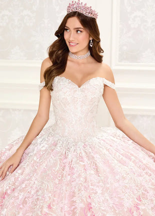 Princesa Ariana Vara PR12275 - Ivory/Hot Pink