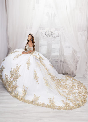 House of Wu Style 26022 - White/Gold