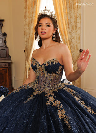 Rachel Allan Style RQ3181 - NAVY GOLD