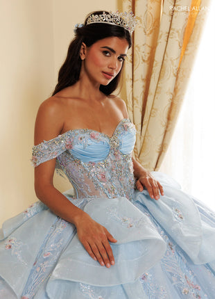 Rachel Allan Style RQ3185 - LIGHT BLUE MULTI