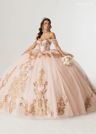 Rachel Allan Style RQ3175 - BLUSH ROSE GOLD