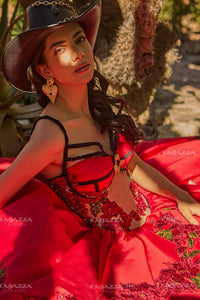 Ragazza Style MV58-158 - Rojo/Negro