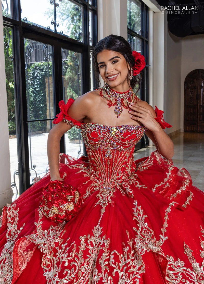 Rachel Allan Style RQ1180 - DEEP RED GOLD