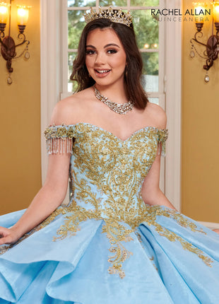 Rachel Allan Style RQ1117 - LIGHT BLUE GOLD