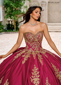 Rachel Allan Style RQ2217 - BURGUNDY GOLD