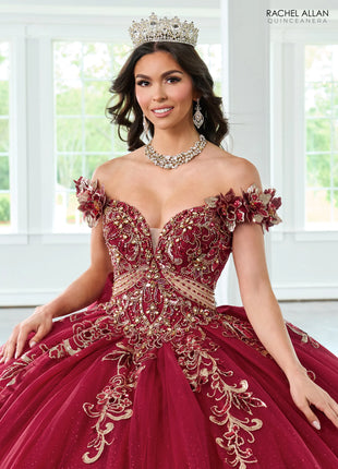 Rachel Allan Style RQ3145 - BURGUNDY GOLD