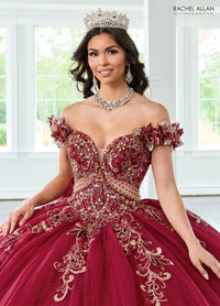 Rachel Allan Style RQ3145 - BURGUNDY GOLD