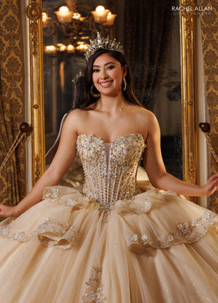 Rachel Allan Style RQ1198 - CHAMPAGNE GOLD IVORY