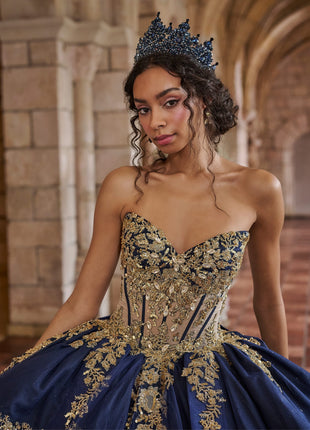 House of Wu Style 80050 - Navy/Gold