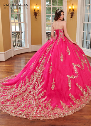 Rachel Allan Style RQ2170 - FUCHSIA GOLD