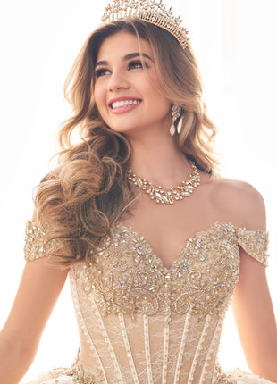 Princesa Ariana Vara PR30177 - Ivory/Champagne