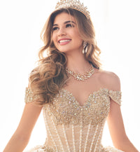Princesa Ariana Vara PR30177 - Ivory/Champagne