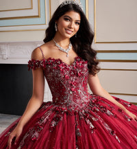 Princesa Ariana Vara PR12263 - Wine/Gold