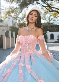 Rachel Allan Style RQ2196 - PINK LIGHT BLUE