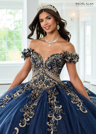 Rachel Allan Style RQ3145 - NAVY GOLD