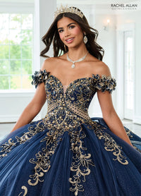 Rachel Allan Style RQ3145 - NAVY GOLD