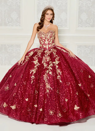 Princesa Ariana Vara PR30121 - Wine/Gold