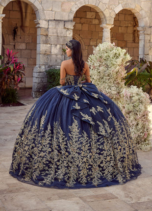 House of Wu Style 56540 - Navy/Gold