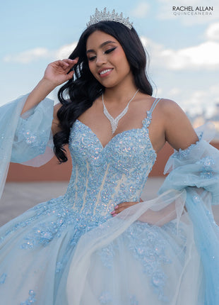 Rachel Allan Style RQ1133 - LIGHT BLUE CHAMPAGNE