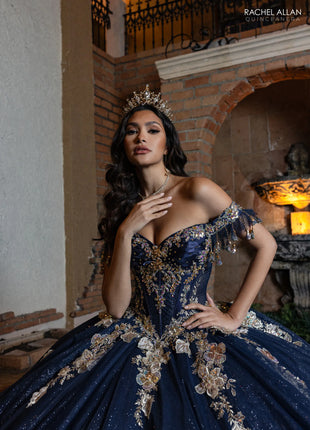 Rachel Allan Style RQ2228 - NAVY GOLD