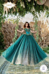 Ragazza Style D84-584 - Oro/Esmeralda
