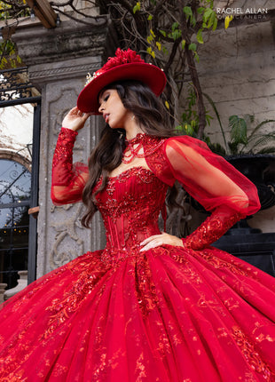 Rachel Allan Style RQ1172 - DEEP RED