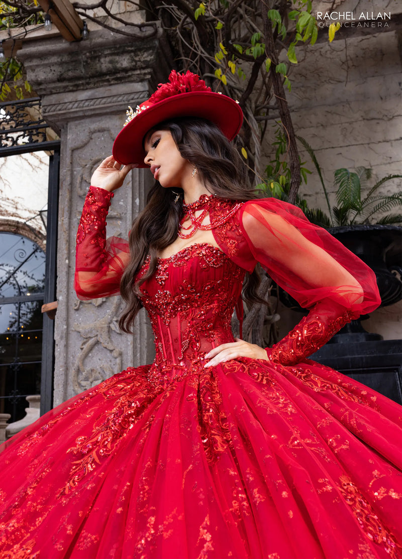 Rachel Allan Style RQ1172 - DEEP RED