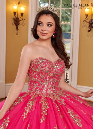 Rachel Allan Style RQ2170 - FUCHSIA GOLD