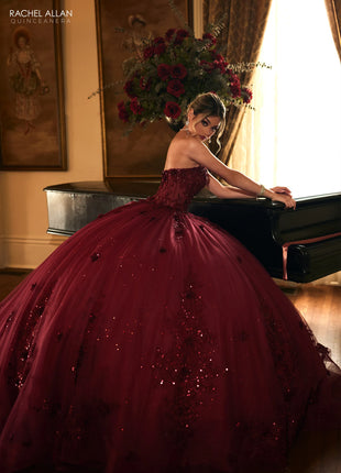 Rachel Allan Style RQ1163 - BURGUNDY