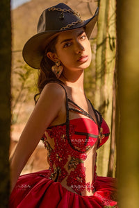 Ragazza Style MV58-158 - Rojo/Negro