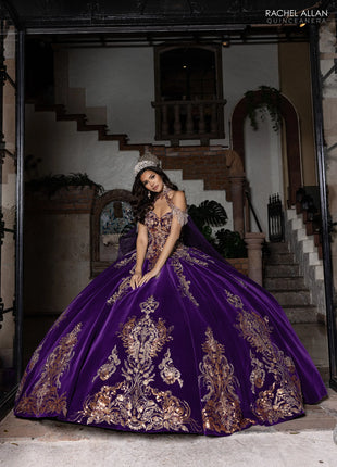 Rachel Allan Style RQ3160 - PURPLE GOLD