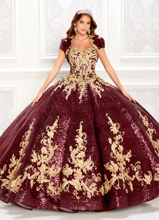 Princesa Ariana Vara PR22030 - Wine/Gold