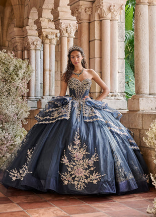 House of Wu Style 80058 - Navy/Gold
