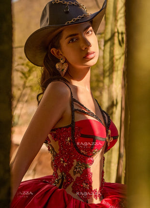 Ragazza Style MV58-158 - Rojo/Negro