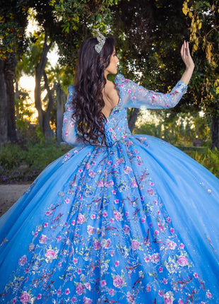 House of Wu Style 26093 - Periwinkle Multi