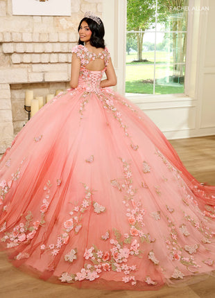 Rachel Allan Style RQ3125 - CORAL OMBRE