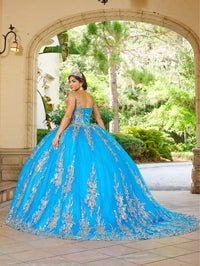 House of Wu Style 26083 - Ocean/Gold