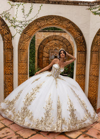 Rachel Allan Style RQ2225 - IVORY GOLD