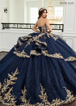 Rachel Allan Style RQ3153 - NAVY GOLD