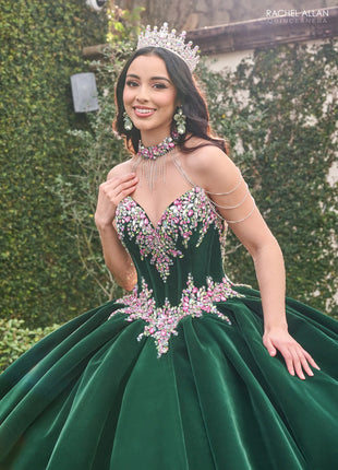 Rachel Allan Style RQ2198 - EMERALD MULTI