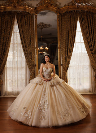 Rachel Allan Style RQ1198 - CHAMPAGNE GOLD IVORY