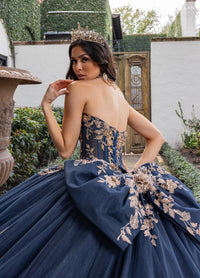 Rachel Allan Style RQ1168 - NAVY ROSE GOLD