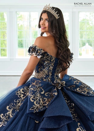 Rachel Allan Style RQ3145 - NAVY GOLD