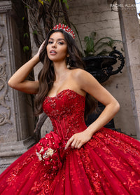Rachel Allan Style RQ1172 - DEEP RED