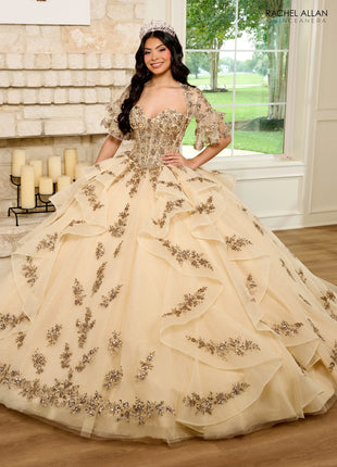 Rachel Allan Style RQ1138 - CHAMPAGNE ROSE GOLD
