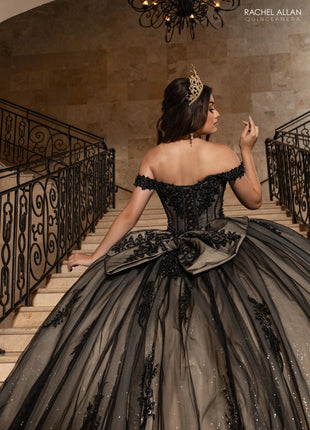 Rachel Allan Style RQ2247 - BLACK CHAMPAGNE