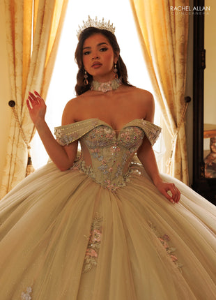Rachel Allan Style RQ3186 - SAGE BLUSH MULTI