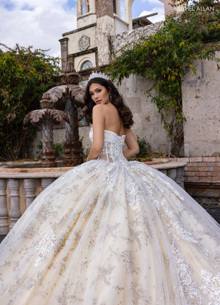 Rachel Allan Style RQ1172 - IVORY CHAMPAGNE