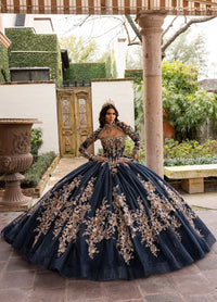 Rachel Allan Style RQ1168 - NAVY ROSE GOLD