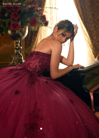 Rachel Allan Style RQ1163 - BURGUNDY